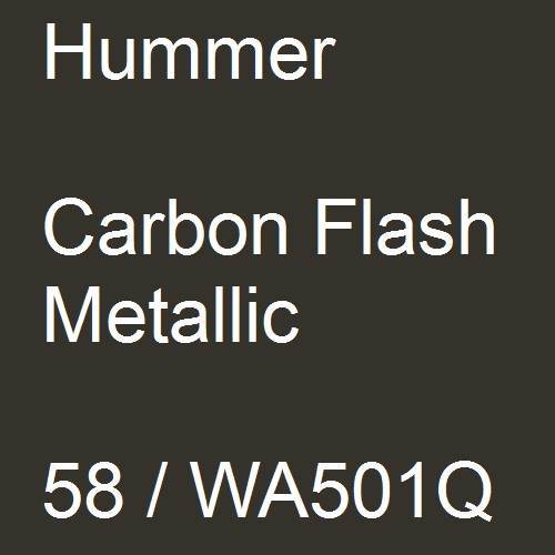 Hummer, Carbon Flash Metallic, 58 / WA501Q.